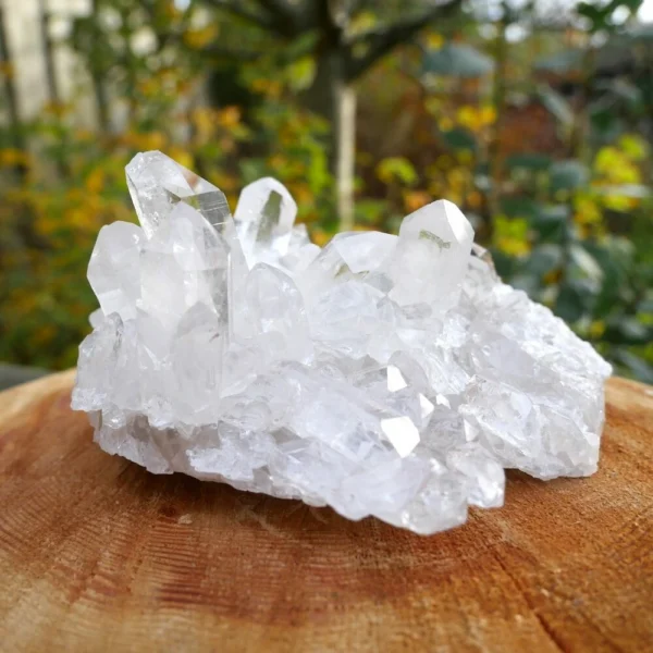 Zeer helder bergkristal cluster helder BK2 uit Brazilië