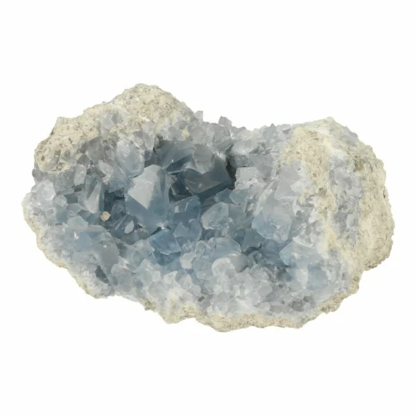 Fraai groot celestien cluster nr2 van 17cm breed