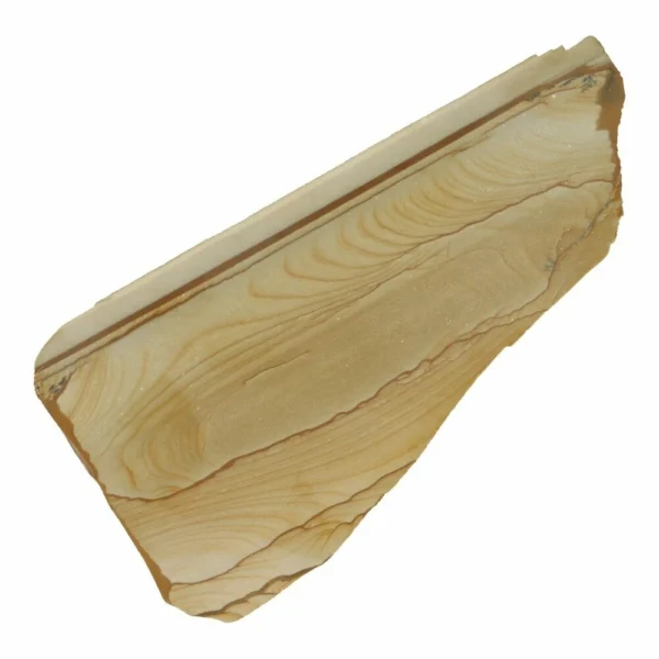 Fraaie getekende landschapsjaspis schijf van 13cm lang uit Oregon