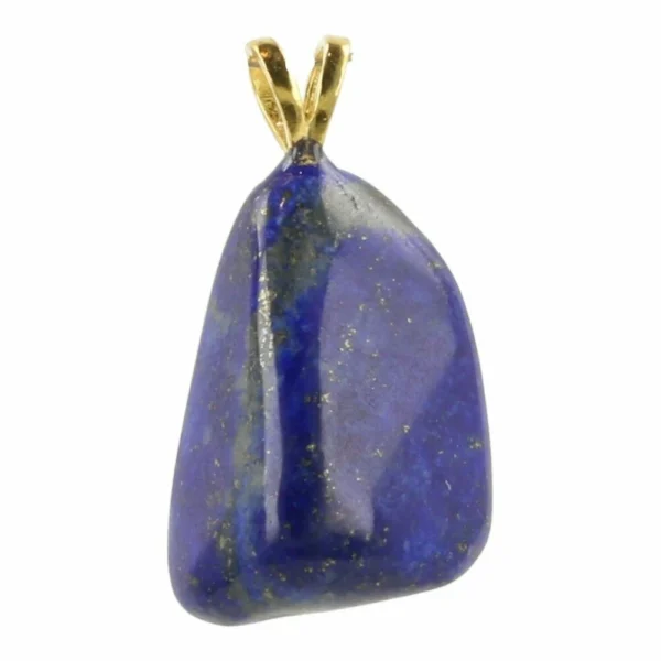 Lapis lazuli hanger met oogje van goud