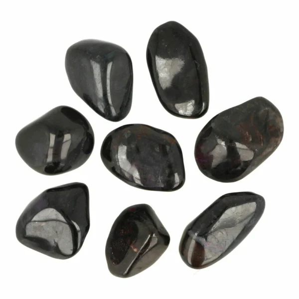 Fraaie donkere sugiliet knuffelsteen van 3-4,5cm lang