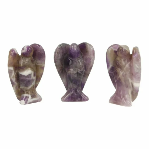 Fraaie amethist engel van 5cm hoog