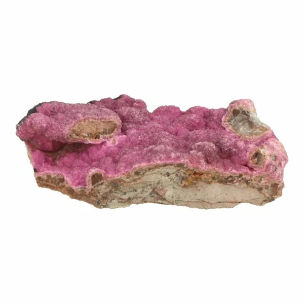 Mooi helderroze mangano calciet ruw nr16