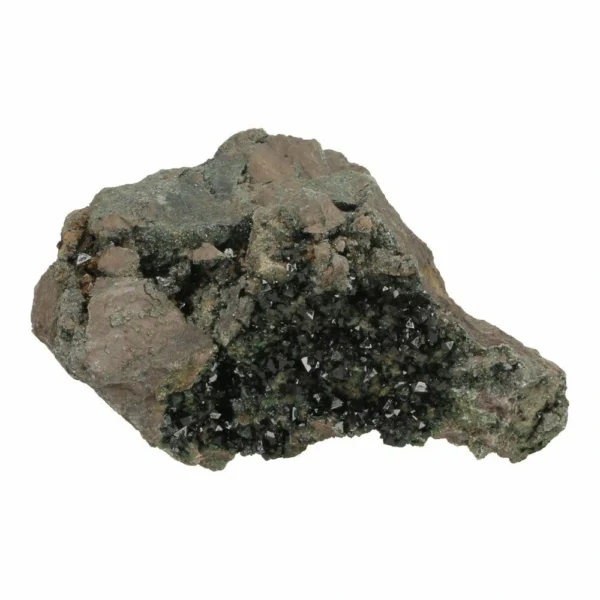 Bijzondere groene libetheniet ruw nr3 uit Congo