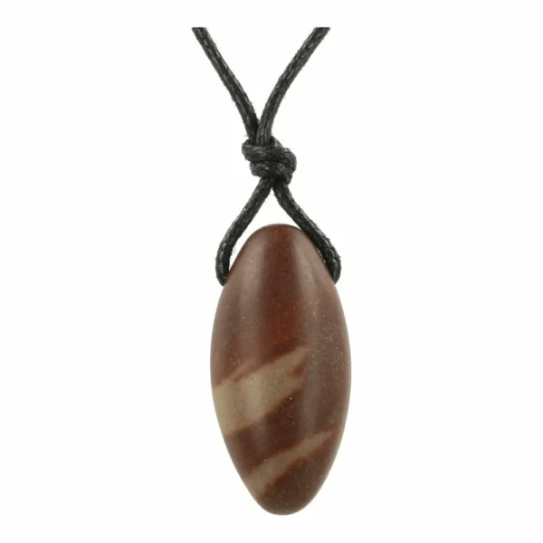 Fraaie grote Shiva lingam hanger doorboord