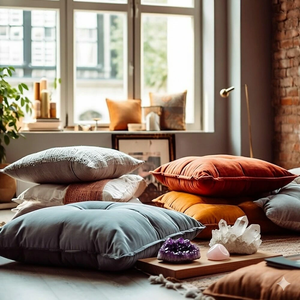 Een gouden driehoek in de slaapkamer of de woonkamer is allebei fijn
