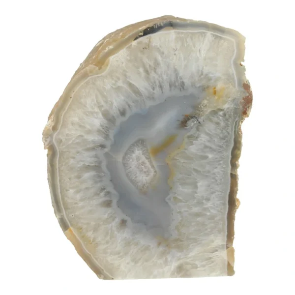 Leuke agaat lamp met fraaie tekening 'nr2' van 17cm hoog