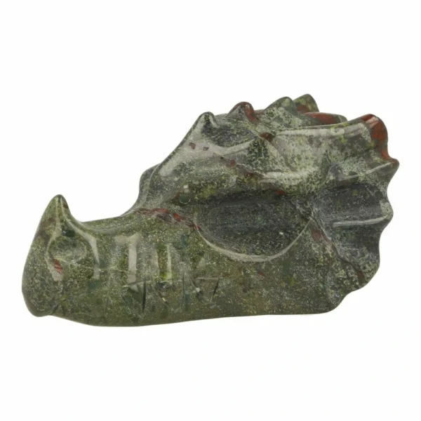 Fraai gevormde drakenkop van drakenbloedstatan van 9cm lang 'nr1'