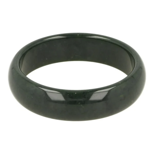 Fraaie donkergroene jade nefriet bangle van 68mm