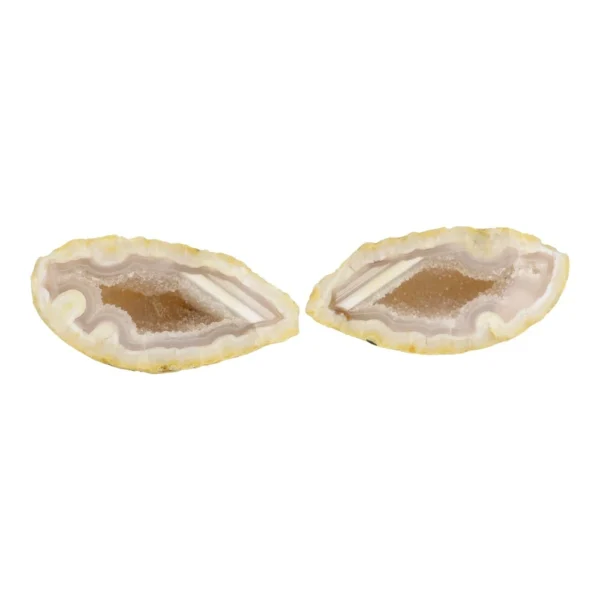 Fraai agaat geodepaar nr5 uit Brazilië