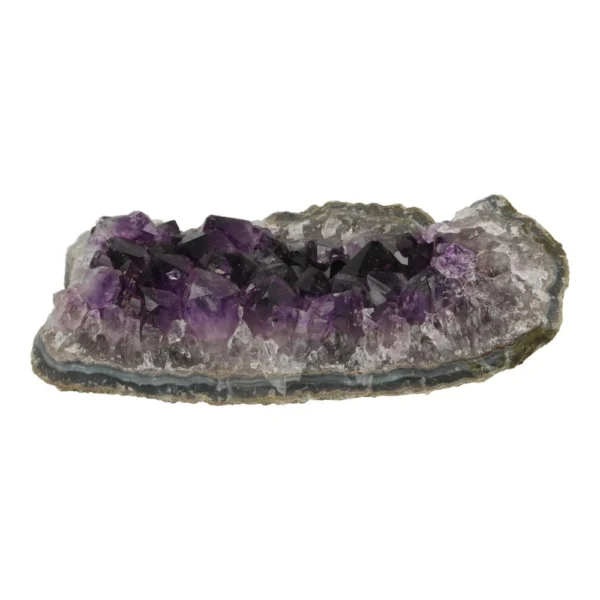 Fijne donkerpaarse amethist ruw nr5 van 13cm lang