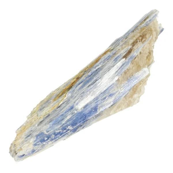 Mooi stukje glimmend blauwe kyaniet ruw van 13cm lang