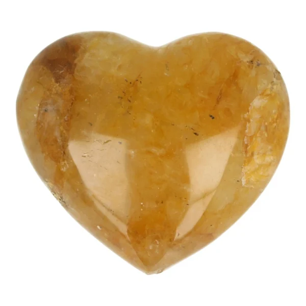 Mooi golden healer hart van 73mm breed uit Madagaskar