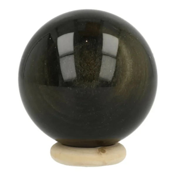 Goudglans obsidiaan bol met diameter van 44mm