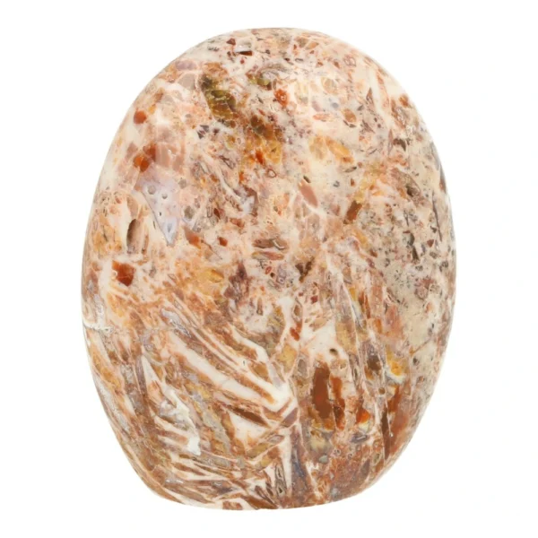 Bijzondere mozaïek kwarts vrije vorm van 87mm hoog uit Madagaskar