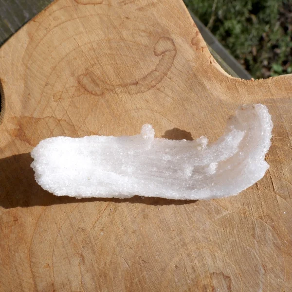 Fraai ramshoorn seleniet kristal nr5 uit Marokko