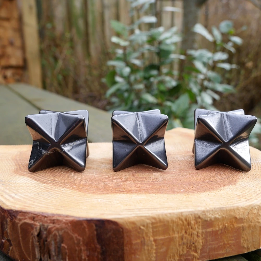 Leuke shungiet merkaba van ruim 3cm breed